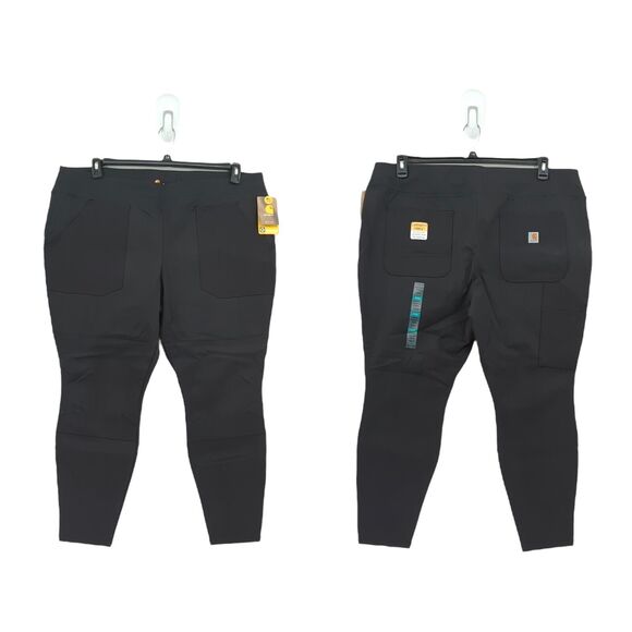Carhartt Women 2x 20w 22w Plus Force Utility Legging Black Midweight Fit NEW - Picture 1 of 7